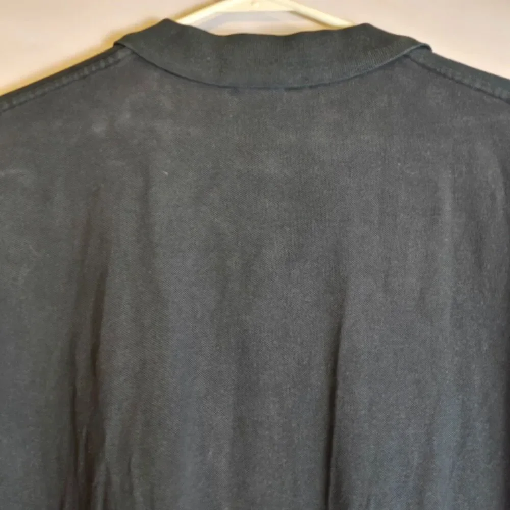 Polo Ralph Lauren Big Pony #3 Black Short Sleeve Rugby Shirt Custom Fit Large XL - Picture 16 of 16